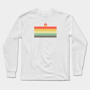 rainbow boat Long Sleeve T-Shirt